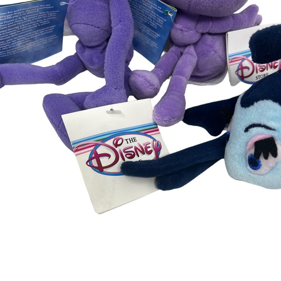Vintage Disney Store A Bugs Life Princess Dot Atta & Rosie the Spider Plush Lot - Picture 5 of 7